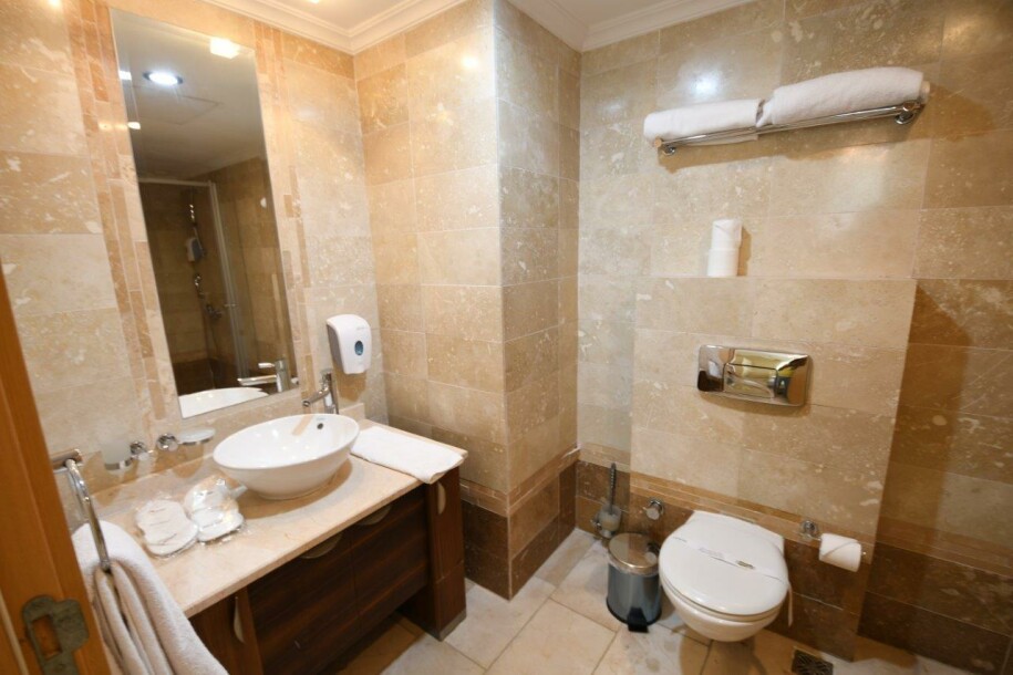 Goldcity Residence 2+1, 2 Bathroom, Alanya Castle, Full Sea  view-9
